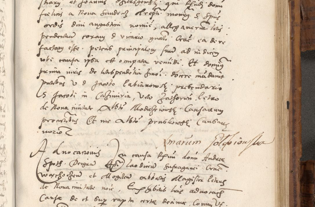Zdjęcie nr 918 dla obiektu archiwalnego: Volumen unicum actorum episcopalium R. D. Andreae Zebrzydowski, episcopi Cracoviensis ducis Severiae ab a. D. 1551 usque ad annum 1560 mensem majum inclusive, quorum index ad finem praesentis voluminis adnotatus.