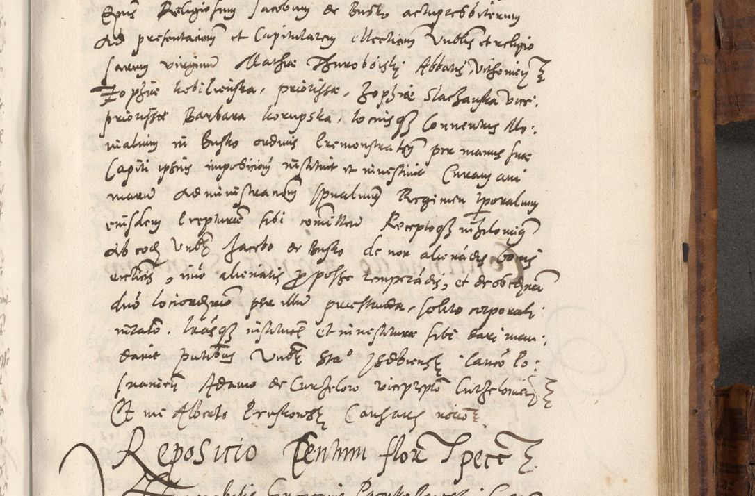 Zdjęcie nr 912 dla obiektu archiwalnego: Volumen unicum actorum episcopalium R. D. Andreae Zebrzydowski, episcopi Cracoviensis ducis Severiae ab a. D. 1551 usque ad annum 1560 mensem majum inclusive, quorum index ad finem praesentis voluminis adnotatus.