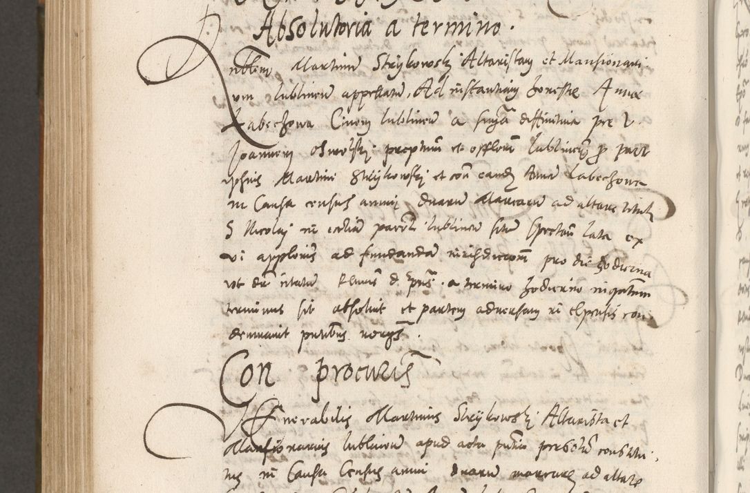 Zdjęcie nr 901 dla obiektu archiwalnego: Volumen unicum actorum episcopalium R. D. Andreae Zebrzydowski, episcopi Cracoviensis ducis Severiae ab a. D. 1551 usque ad annum 1560 mensem majum inclusive, quorum index ad finem praesentis voluminis adnotatus.