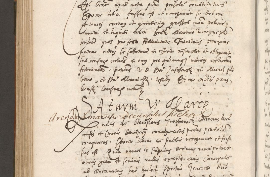 Zdjęcie nr 897 dla obiektu archiwalnego: Volumen unicum actorum episcopalium R. D. Andreae Zebrzydowski, episcopi Cracoviensis ducis Severiae ab a. D. 1551 usque ad annum 1560 mensem majum inclusive, quorum index ad finem praesentis voluminis adnotatus.