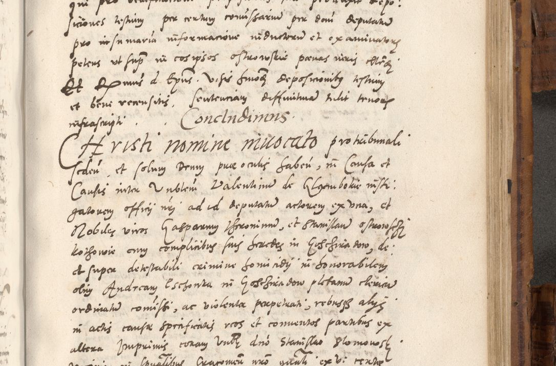 Zdjęcie nr 894 dla obiektu archiwalnego: Volumen unicum actorum episcopalium R. D. Andreae Zebrzydowski, episcopi Cracoviensis ducis Severiae ab a. D. 1551 usque ad annum 1560 mensem majum inclusive, quorum index ad finem praesentis voluminis adnotatus.