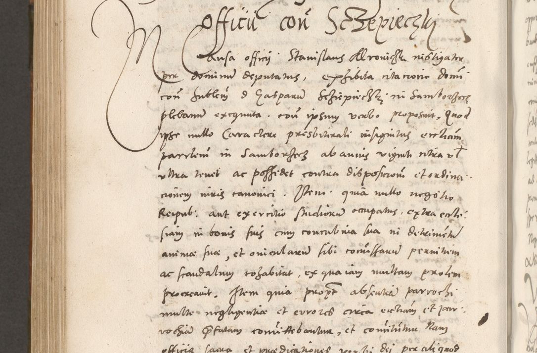 Zdjęcie nr 891 dla obiektu archiwalnego: Volumen unicum actorum episcopalium R. D. Andreae Zebrzydowski, episcopi Cracoviensis ducis Severiae ab a. D. 1551 usque ad annum 1560 mensem majum inclusive, quorum index ad finem praesentis voluminis adnotatus.