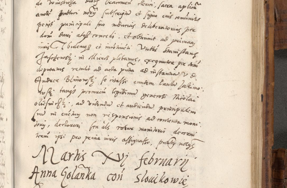 Zdjęcie nr 886 dla obiektu archiwalnego: Volumen unicum actorum episcopalium R. D. Andreae Zebrzydowski, episcopi Cracoviensis ducis Severiae ab a. D. 1551 usque ad annum 1560 mensem majum inclusive, quorum index ad finem praesentis voluminis adnotatus.