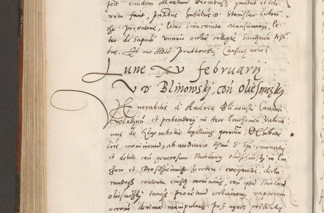 Zdjęcie nr 885 dla obiektu archiwalnego: Volumen unicum actorum episcopalium R. D. Andreae Zebrzydowski, episcopi Cracoviensis ducis Severiae ab a. D. 1551 usque ad annum 1560 mensem majum inclusive, quorum index ad finem praesentis voluminis adnotatus.