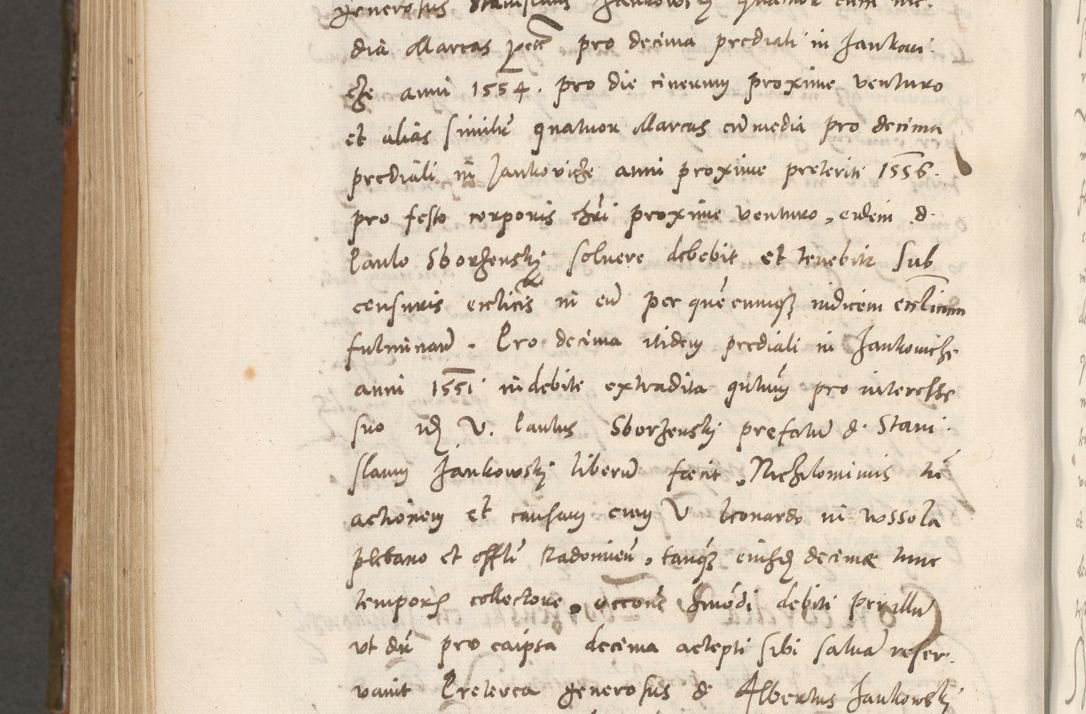 Zdjęcie nr 883 dla obiektu archiwalnego: Volumen unicum actorum episcopalium R. D. Andreae Zebrzydowski, episcopi Cracoviensis ducis Severiae ab a. D. 1551 usque ad annum 1560 mensem majum inclusive, quorum index ad finem praesentis voluminis adnotatus.