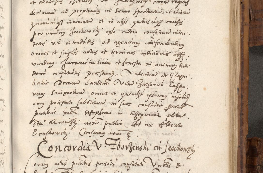 Zdjęcie nr 882 dla obiektu archiwalnego: Volumen unicum actorum episcopalium R. D. Andreae Zebrzydowski, episcopi Cracoviensis ducis Severiae ab a. D. 1551 usque ad annum 1560 mensem majum inclusive, quorum index ad finem praesentis voluminis adnotatus.