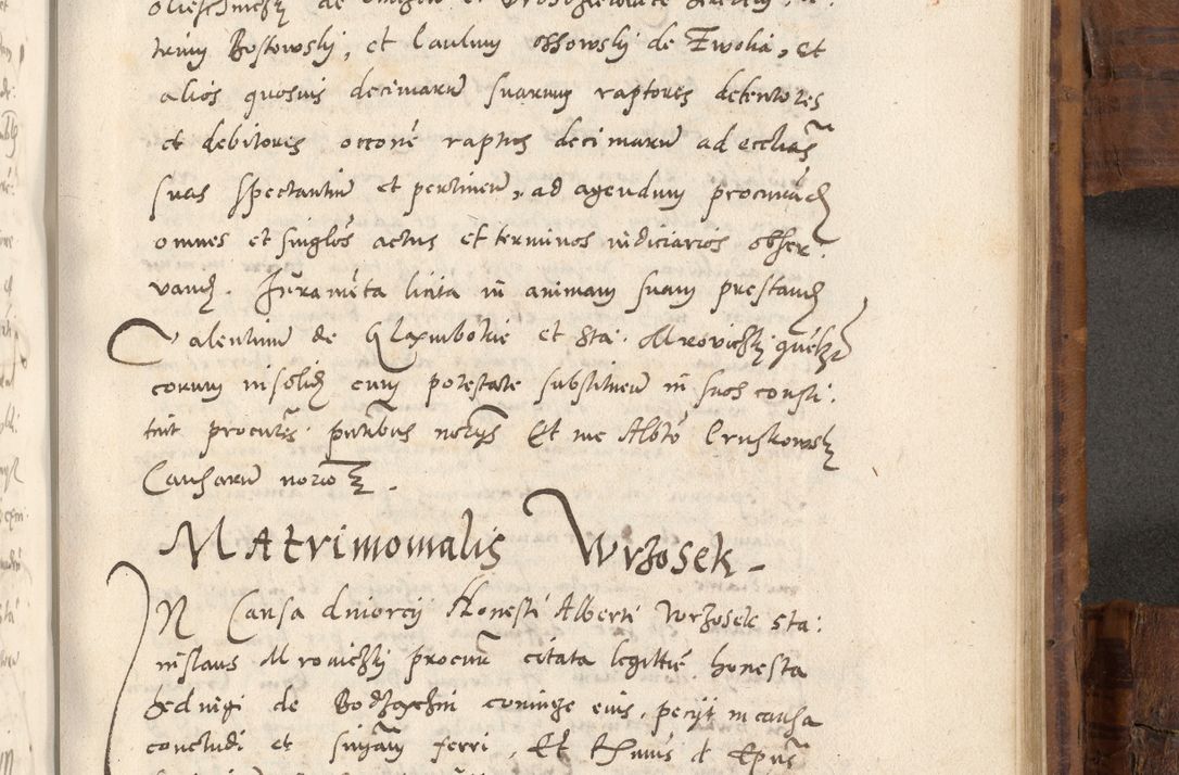 Zdjęcie nr 880 dla obiektu archiwalnego: Volumen unicum actorum episcopalium R. D. Andreae Zebrzydowski, episcopi Cracoviensis ducis Severiae ab a. D. 1551 usque ad annum 1560 mensem majum inclusive, quorum index ad finem praesentis voluminis adnotatus.