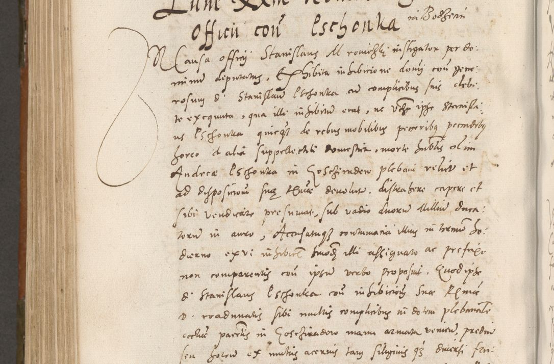 Zdjęcie nr 877 dla obiektu archiwalnego: Volumen unicum actorum episcopalium R. D. Andreae Zebrzydowski, episcopi Cracoviensis ducis Severiae ab a. D. 1551 usque ad annum 1560 mensem majum inclusive, quorum index ad finem praesentis voluminis adnotatus.