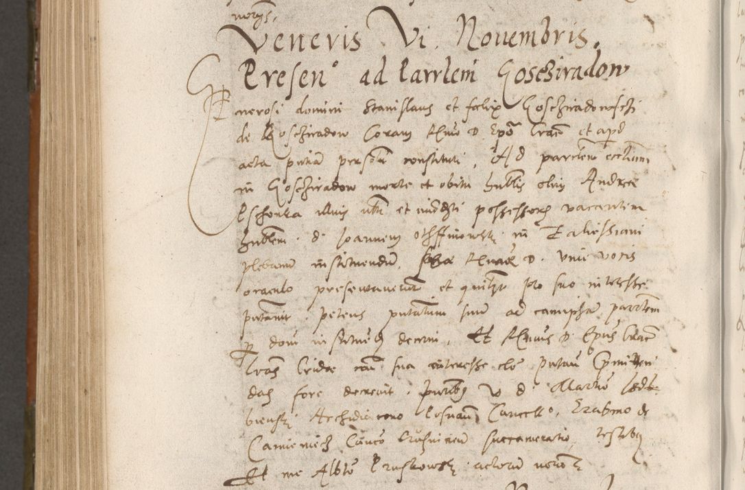 Zdjęcie nr 873 dla obiektu archiwalnego: Volumen unicum actorum episcopalium R. D. Andreae Zebrzydowski, episcopi Cracoviensis ducis Severiae ab a. D. 1551 usque ad annum 1560 mensem majum inclusive, quorum index ad finem praesentis voluminis adnotatus.