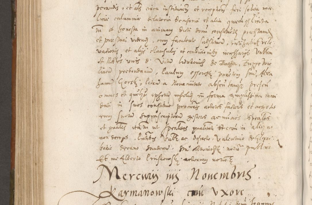 Zdjęcie nr 871 dla obiektu archiwalnego: Volumen unicum actorum episcopalium R. D. Andreae Zebrzydowski, episcopi Cracoviensis ducis Severiae ab a. D. 1551 usque ad annum 1560 mensem majum inclusive, quorum index ad finem praesentis voluminis adnotatus.