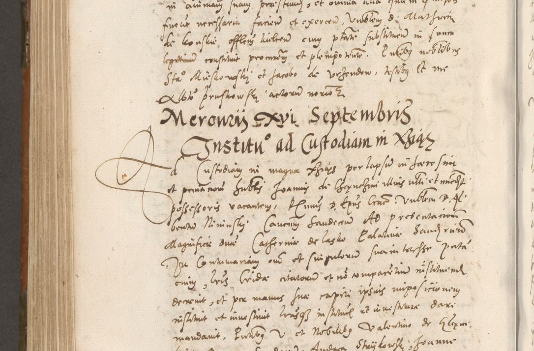 Zdjęcie nr 863 dla obiektu archiwalnego: Volumen unicum actorum episcopalium R. D. Andreae Zebrzydowski, episcopi Cracoviensis ducis Severiae ab a. D. 1551 usque ad annum 1560 mensem majum inclusive, quorum index ad finem praesentis voluminis adnotatus.