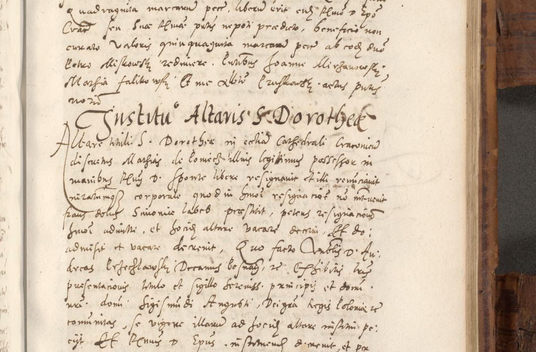 Zdjęcie nr 862 dla obiektu archiwalnego: Volumen unicum actorum episcopalium R. D. Andreae Zebrzydowski, episcopi Cracoviensis ducis Severiae ab a. D. 1551 usque ad annum 1560 mensem majum inclusive, quorum index ad finem praesentis voluminis adnotatus.