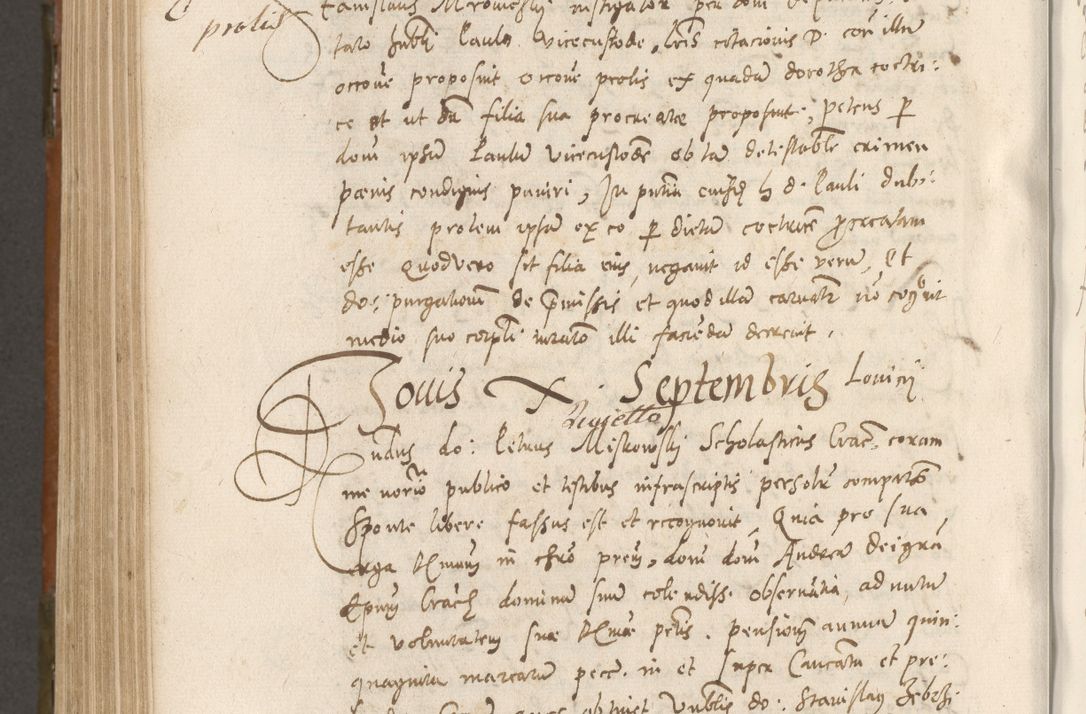 Zdjęcie nr 861 dla obiektu archiwalnego: Volumen unicum actorum episcopalium R. D. Andreae Zebrzydowski, episcopi Cracoviensis ducis Severiae ab a. D. 1551 usque ad annum 1560 mensem majum inclusive, quorum index ad finem praesentis voluminis adnotatus.