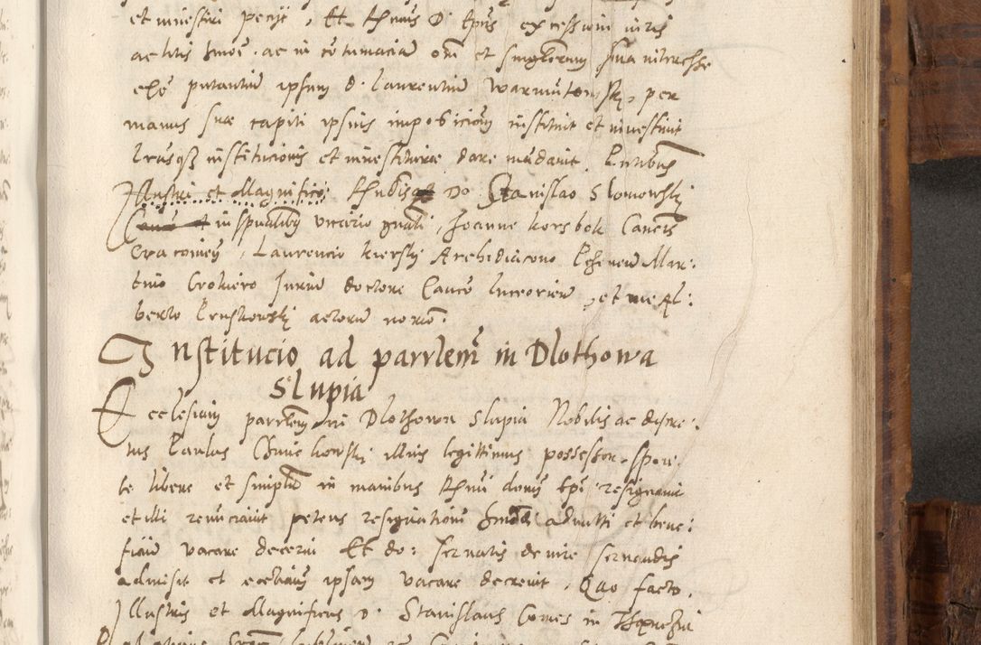 Zdjęcie nr 858 dla obiektu archiwalnego: Volumen unicum actorum episcopalium R. D. Andreae Zebrzydowski, episcopi Cracoviensis ducis Severiae ab a. D. 1551 usque ad annum 1560 mensem majum inclusive, quorum index ad finem praesentis voluminis adnotatus.