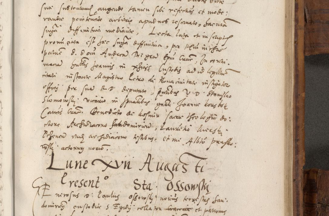 Zdjęcie nr 856 dla obiektu archiwalnego: Volumen unicum actorum episcopalium R. D. Andreae Zebrzydowski, episcopi Cracoviensis ducis Severiae ab a. D. 1551 usque ad annum 1560 mensem majum inclusive, quorum index ad finem praesentis voluminis adnotatus.