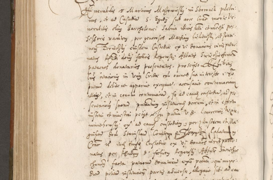 Zdjęcie nr 857 dla obiektu archiwalnego: Volumen unicum actorum episcopalium R. D. Andreae Zebrzydowski, episcopi Cracoviensis ducis Severiae ab a. D. 1551 usque ad annum 1560 mensem majum inclusive, quorum index ad finem praesentis voluminis adnotatus.