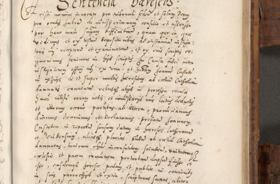 Zdjęcie nr 854 dla obiektu archiwalnego: Volumen unicum actorum episcopalium R. D. Andreae Zebrzydowski, episcopi Cracoviensis ducis Severiae ab a. D. 1551 usque ad annum 1560 mensem majum inclusive, quorum index ad finem praesentis voluminis adnotatus.