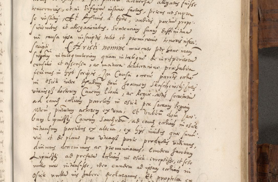 Zdjęcie nr 852 dla obiektu archiwalnego: Volumen unicum actorum episcopalium R. D. Andreae Zebrzydowski, episcopi Cracoviensis ducis Severiae ab a. D. 1551 usque ad annum 1560 mensem majum inclusive, quorum index ad finem praesentis voluminis adnotatus.