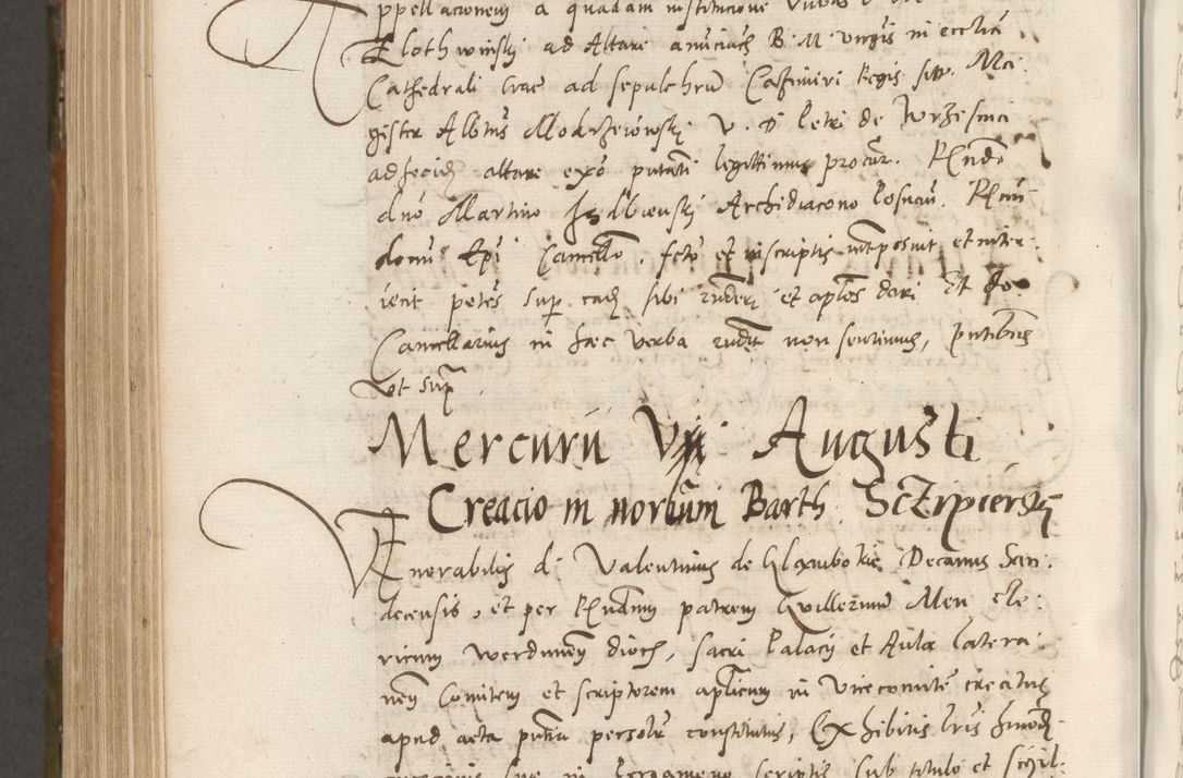Zdjęcie nr 849 dla obiektu archiwalnego: Volumen unicum actorum episcopalium R. D. Andreae Zebrzydowski, episcopi Cracoviensis ducis Severiae ab a. D. 1551 usque ad annum 1560 mensem majum inclusive, quorum index ad finem praesentis voluminis adnotatus.