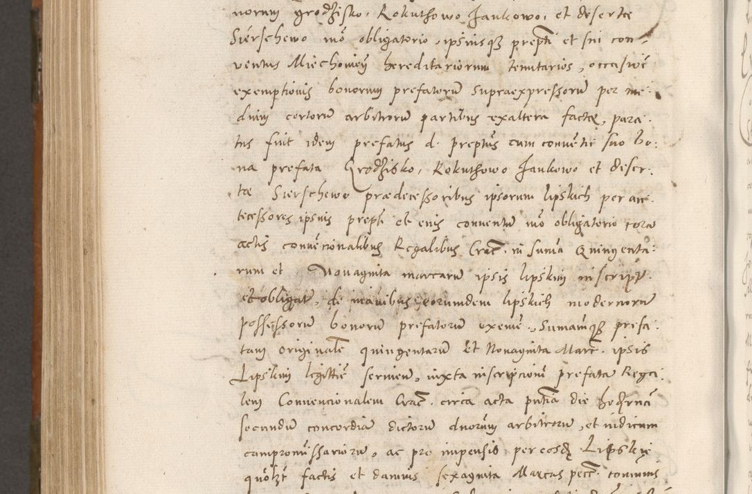 Zdjęcie nr 845 dla obiektu archiwalnego: Volumen unicum actorum episcopalium R. D. Andreae Zebrzydowski, episcopi Cracoviensis ducis Severiae ab a. D. 1551 usque ad annum 1560 mensem majum inclusive, quorum index ad finem praesentis voluminis adnotatus.