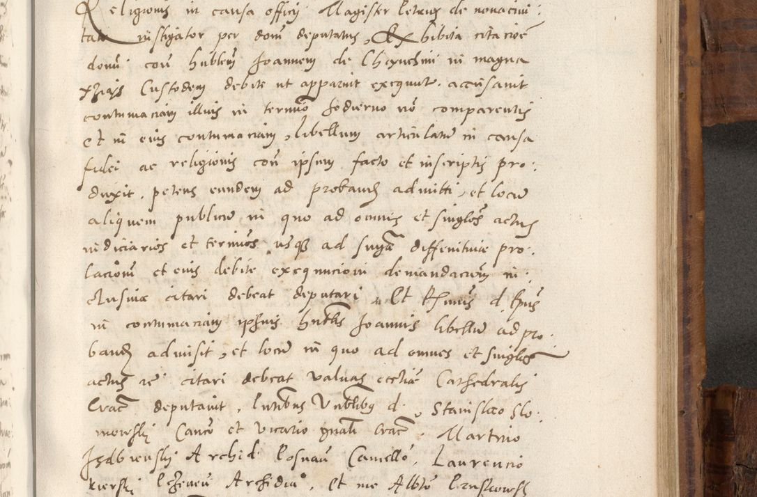 Zdjęcie nr 844 dla obiektu archiwalnego: Volumen unicum actorum episcopalium R. D. Andreae Zebrzydowski, episcopi Cracoviensis ducis Severiae ab a. D. 1551 usque ad annum 1560 mensem majum inclusive, quorum index ad finem praesentis voluminis adnotatus.