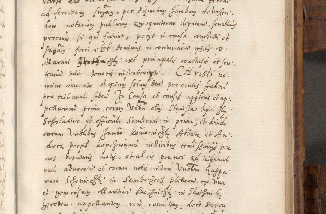 Zdjęcie nr 838 dla obiektu archiwalnego: Volumen unicum actorum episcopalium R. D. Andreae Zebrzydowski, episcopi Cracoviensis ducis Severiae ab a. D. 1551 usque ad annum 1560 mensem majum inclusive, quorum index ad finem praesentis voluminis adnotatus.