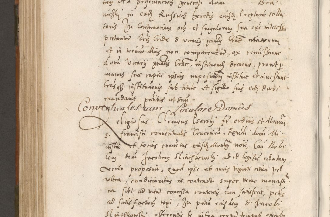 Zdjęcie nr 837 dla obiektu archiwalnego: Volumen unicum actorum episcopalium R. D. Andreae Zebrzydowski, episcopi Cracoviensis ducis Severiae ab a. D. 1551 usque ad annum 1560 mensem majum inclusive, quorum index ad finem praesentis voluminis adnotatus.