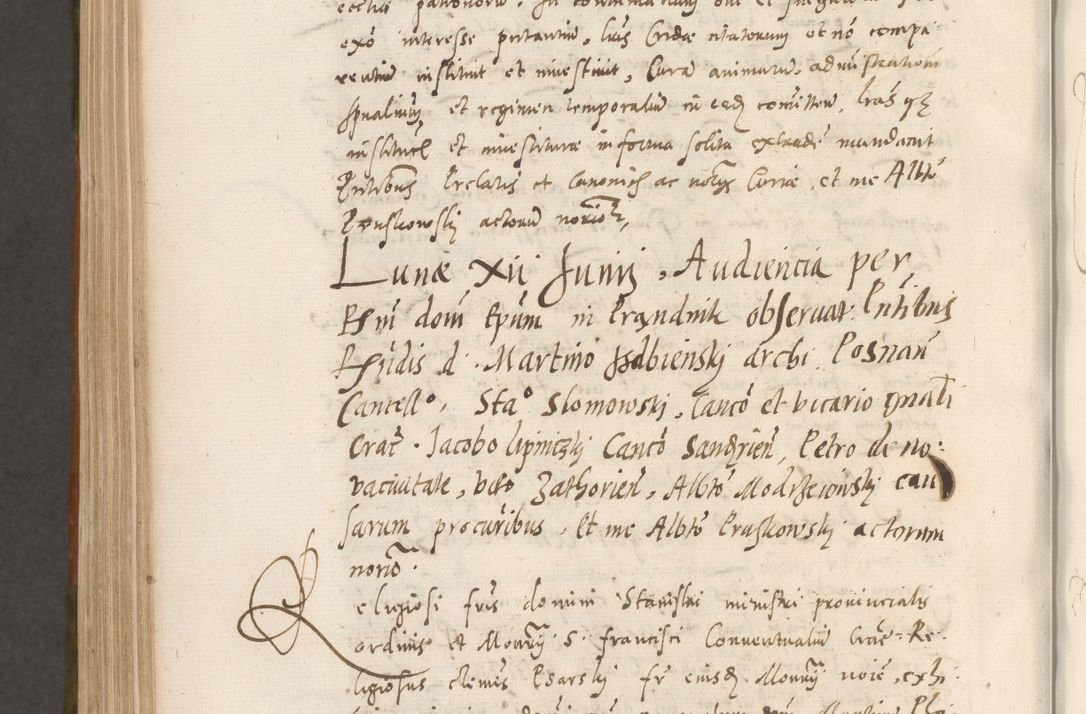 Zdjęcie nr 833 dla obiektu archiwalnego: Volumen unicum actorum episcopalium R. D. Andreae Zebrzydowski, episcopi Cracoviensis ducis Severiae ab a. D. 1551 usque ad annum 1560 mensem majum inclusive, quorum index ad finem praesentis voluminis adnotatus.