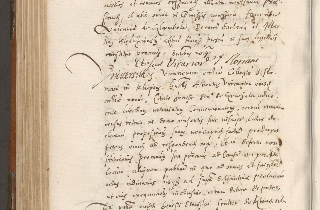 Zdjęcie nr 831 dla obiektu archiwalnego: Volumen unicum actorum episcopalium R. D. Andreae Zebrzydowski, episcopi Cracoviensis ducis Severiae ab a. D. 1551 usque ad annum 1560 mensem majum inclusive, quorum index ad finem praesentis voluminis adnotatus.