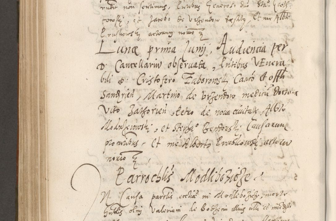 Zdjęcie nr 825 dla obiektu archiwalnego: Volumen unicum actorum episcopalium R. D. Andreae Zebrzydowski, episcopi Cracoviensis ducis Severiae ab a. D. 1551 usque ad annum 1560 mensem majum inclusive, quorum index ad finem praesentis voluminis adnotatus.