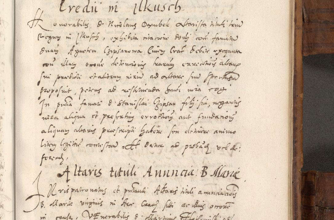 Zdjęcie nr 820 dla obiektu archiwalnego: Volumen unicum actorum episcopalium R. D. Andreae Zebrzydowski, episcopi Cracoviensis ducis Severiae ab a. D. 1551 usque ad annum 1560 mensem majum inclusive, quorum index ad finem praesentis voluminis adnotatus.
