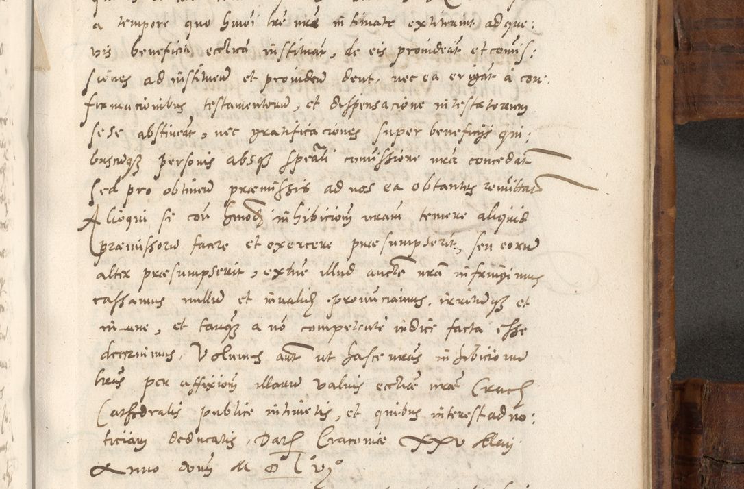 Zdjęcie nr 818 dla obiektu archiwalnego: Volumen unicum actorum episcopalium R. D. Andreae Zebrzydowski, episcopi Cracoviensis ducis Severiae ab a. D. 1551 usque ad annum 1560 mensem majum inclusive, quorum index ad finem praesentis voluminis adnotatus.