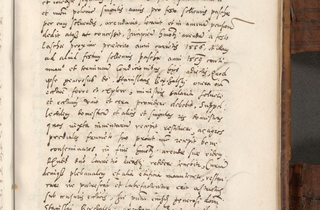 Zdjęcie nr 814 dla obiektu archiwalnego: Volumen unicum actorum episcopalium R. D. Andreae Zebrzydowski, episcopi Cracoviensis ducis Severiae ab a. D. 1551 usque ad annum 1560 mensem majum inclusive, quorum index ad finem praesentis voluminis adnotatus.