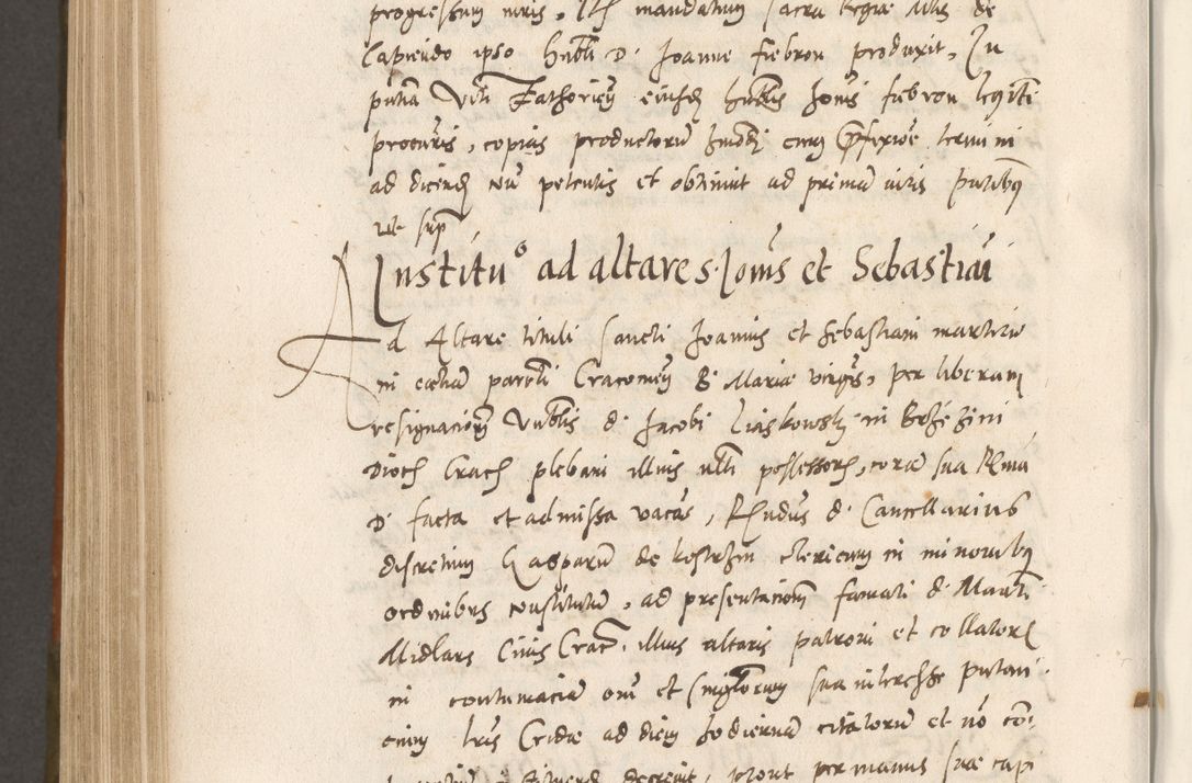 Zdjęcie nr 813 dla obiektu archiwalnego: Volumen unicum actorum episcopalium R. D. Andreae Zebrzydowski, episcopi Cracoviensis ducis Severiae ab a. D. 1551 usque ad annum 1560 mensem majum inclusive, quorum index ad finem praesentis voluminis adnotatus.