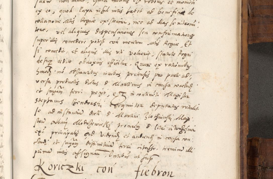 Zdjęcie nr 812 dla obiektu archiwalnego: Volumen unicum actorum episcopalium R. D. Andreae Zebrzydowski, episcopi Cracoviensis ducis Severiae ab a. D. 1551 usque ad annum 1560 mensem majum inclusive, quorum index ad finem praesentis voluminis adnotatus.