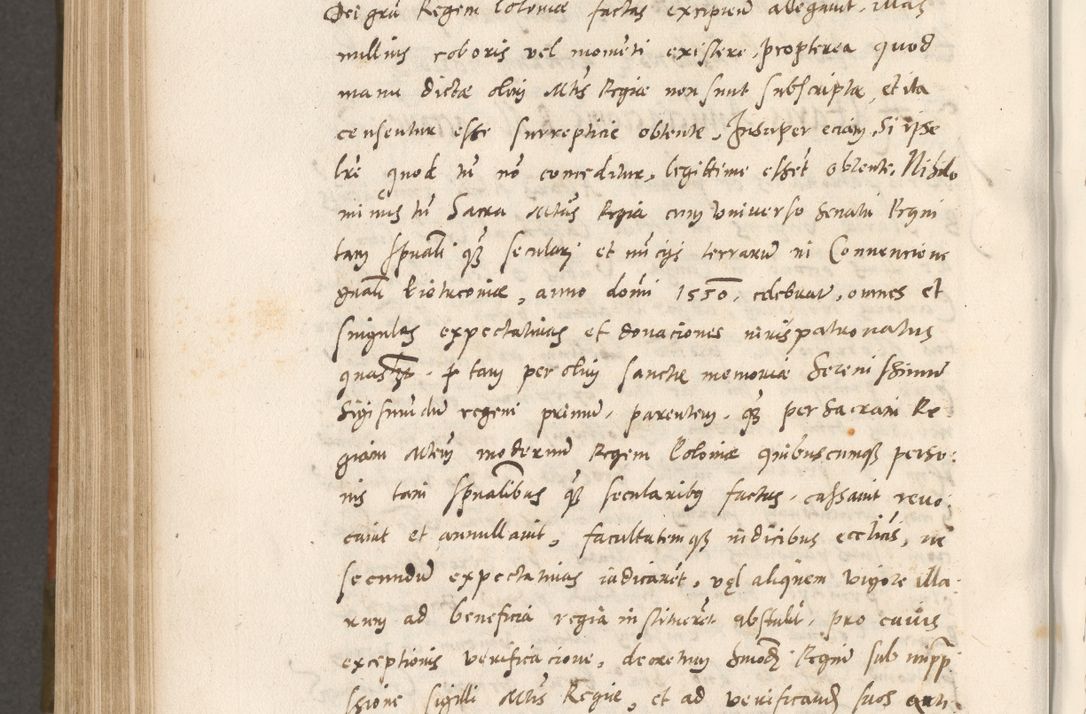 Zdjęcie nr 811 dla obiektu archiwalnego: Volumen unicum actorum episcopalium R. D. Andreae Zebrzydowski, episcopi Cracoviensis ducis Severiae ab a. D. 1551 usque ad annum 1560 mensem majum inclusive, quorum index ad finem praesentis voluminis adnotatus.