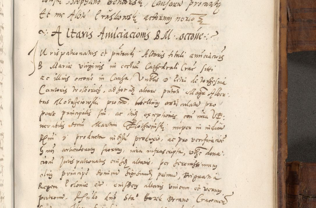 Zdjęcie nr 810 dla obiektu archiwalnego: Volumen unicum actorum episcopalium R. D. Andreae Zebrzydowski, episcopi Cracoviensis ducis Severiae ab a. D. 1551 usque ad annum 1560 mensem majum inclusive, quorum index ad finem praesentis voluminis adnotatus.