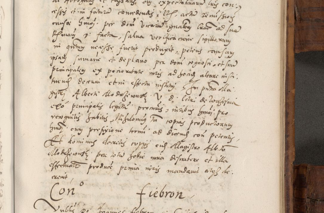 Zdjęcie nr 806 dla obiektu archiwalnego: Volumen unicum actorum episcopalium R. D. Andreae Zebrzydowski, episcopi Cracoviensis ducis Severiae ab a. D. 1551 usque ad annum 1560 mensem majum inclusive, quorum index ad finem praesentis voluminis adnotatus.
