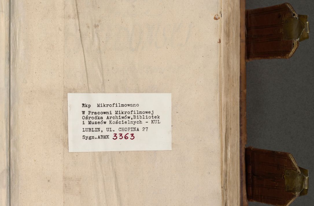 Zdjęcie nr 4 dla obiektu archiwalnego: Volumen unicum actorum episcopalium R. D. Andreae Zebrzydowski, episcopi Cracoviensis ducis Severiae ab a. D. 1551 usque ad annum 1560 mensem majum inclusive, quorum index ad finem praesentis voluminis adnotatus.