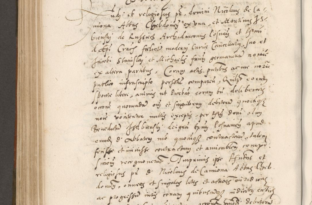 Zdjęcie nr 807 dla obiektu archiwalnego: Volumen unicum actorum episcopalium R. D. Andreae Zebrzydowski, episcopi Cracoviensis ducis Severiae ab a. D. 1551 usque ad annum 1560 mensem majum inclusive, quorum index ad finem praesentis voluminis adnotatus.