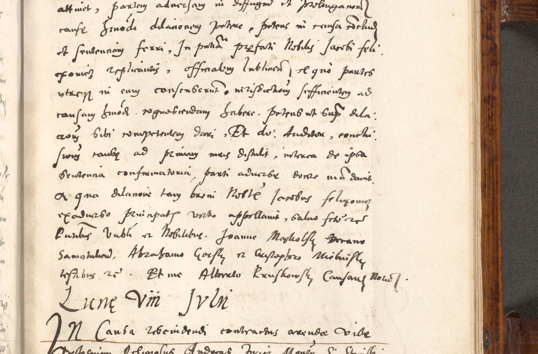 Zdjęcie nr 398 dla obiektu archiwalnego: Liber actorum tempore R. D. Philippi Padniewski, episcopi Cracoviensis et Regni Poloniae Vicecancellarii ad annum 1560, a die Augusti et per annos 1561, 1562 - 1572 usque ad 14 Aprilis registratorum.