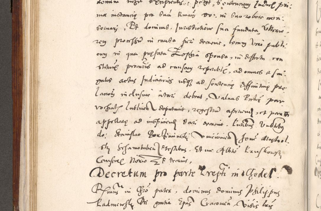 Zdjęcie nr 389 dla obiektu archiwalnego: Liber actorum tempore R. D. Philippi Padniewski, episcopi Cracoviensis et Regni Poloniae Vicecancellarii ad annum 1560, a die Augusti et per annos 1561, 1562 - 1572 usque ad 14 Aprilis registratorum.