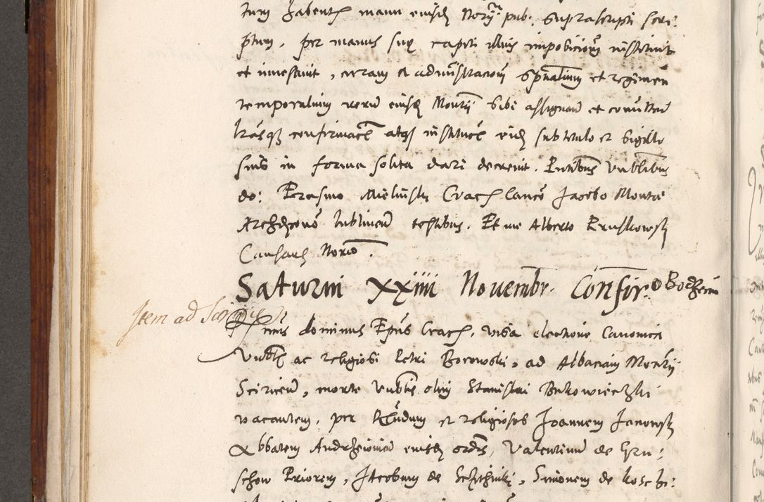 Zdjęcie nr 345 dla obiektu archiwalnego: Liber actorum tempore R. D. Philippi Padniewski, episcopi Cracoviensis et Regni Poloniae Vicecancellarii ad annum 1560, a die Augusti et per annos 1561, 1562 - 1572 usque ad 14 Aprilis registratorum.