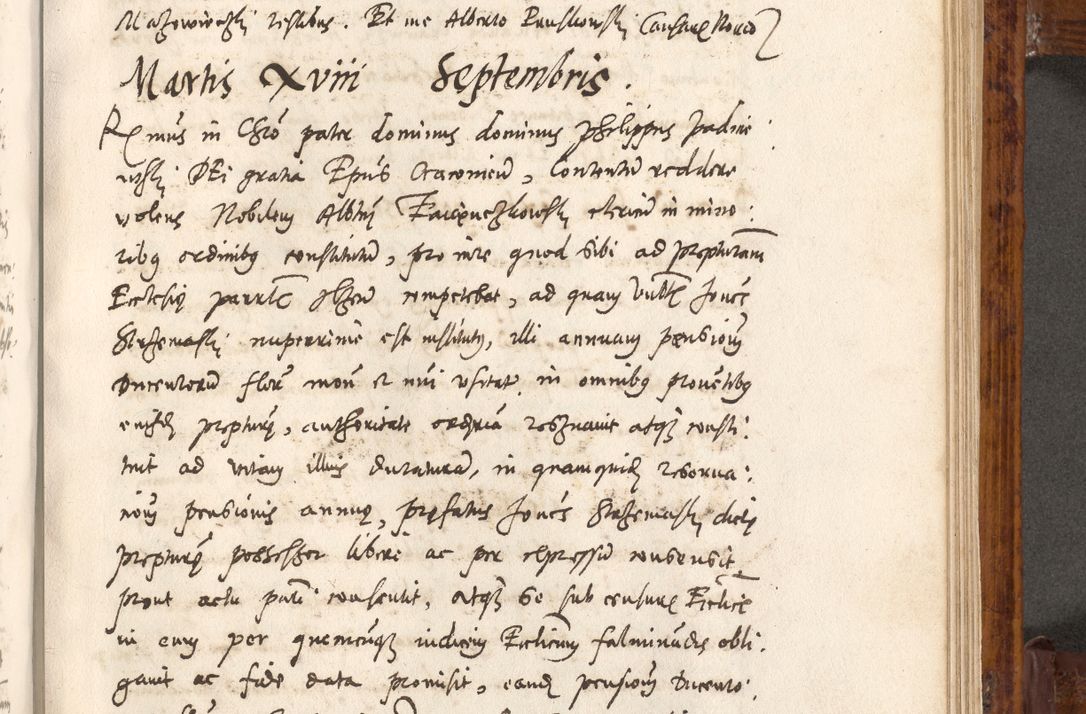 Zdjęcie nr 342 dla obiektu archiwalnego: Liber actorum tempore R. D. Philippi Padniewski, episcopi Cracoviensis et Regni Poloniae Vicecancellarii ad annum 1560, a die Augusti et per annos 1561, 1562 - 1572 usque ad 14 Aprilis registratorum.