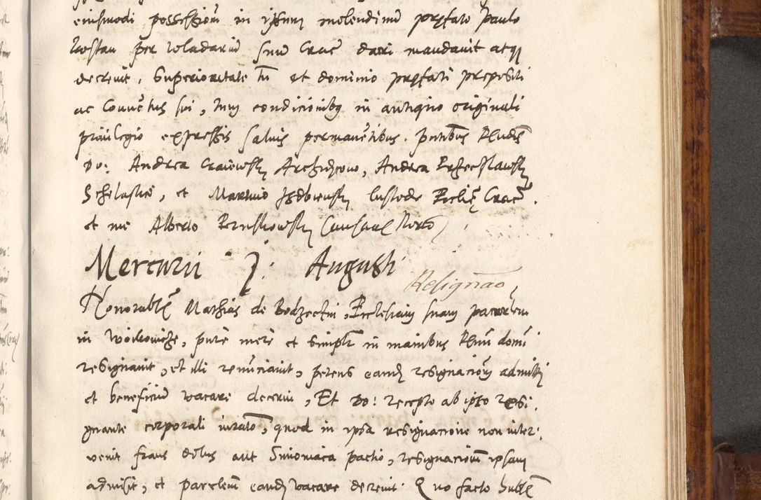 Zdjęcie nr 338 dla obiektu archiwalnego: Liber actorum tempore R. D. Philippi Padniewski, episcopi Cracoviensis et Regni Poloniae Vicecancellarii ad annum 1560, a die Augusti et per annos 1561, 1562 - 1572 usque ad 14 Aprilis registratorum.