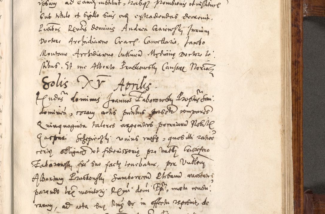 Zdjęcie nr 318 dla obiektu archiwalnego: Liber actorum tempore R. D. Philippi Padniewski, episcopi Cracoviensis et Regni Poloniae Vicecancellarii ad annum 1560, a die Augusti et per annos 1561, 1562 - 1572 usque ad 14 Aprilis registratorum.