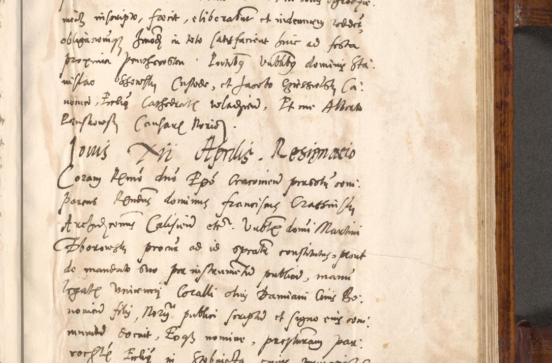 Zdjęcie nr 316 dla obiektu archiwalnego: Liber actorum tempore R. D. Philippi Padniewski, episcopi Cracoviensis et Regni Poloniae Vicecancellarii ad annum 1560, a die Augusti et per annos 1561, 1562 - 1572 usque ad 14 Aprilis registratorum.