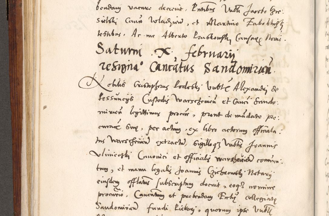 Zdjęcie nr 307 dla obiektu archiwalnego: Liber actorum tempore R. D. Philippi Padniewski, episcopi Cracoviensis et Regni Poloniae Vicecancellarii ad annum 1560, a die Augusti et per annos 1561, 1562 - 1572 usque ad 14 Aprilis registratorum.