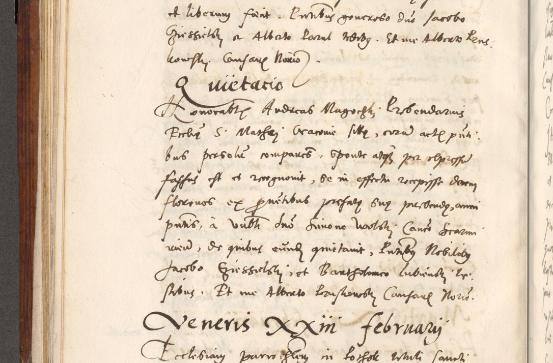 Zdjęcie nr 309 dla obiektu archiwalnego: Liber actorum tempore R. D. Philippi Padniewski, episcopi Cracoviensis et Regni Poloniae Vicecancellarii ad annum 1560, a die Augusti et per annos 1561, 1562 - 1572 usque ad 14 Aprilis registratorum.