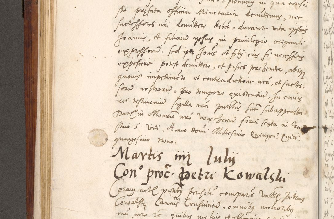 Zdjęcie nr 295 dla obiektu archiwalnego: Liber actorum tempore R. D. Philippi Padniewski, episcopi Cracoviensis et Regni Poloniae Vicecancellarii ad annum 1560, a die Augusti et per annos 1561, 1562 - 1572 usque ad 14 Aprilis registratorum.